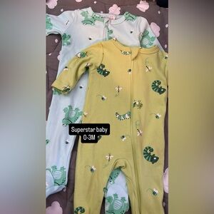 Green and Blue Kids One Piece